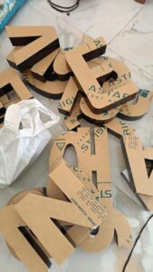3d letters