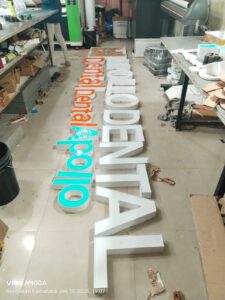 3D channel letters