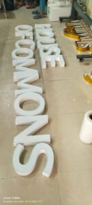 3D letters
