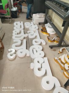 3d trim cap channel letters