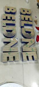 3d letters making