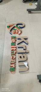 3D letters
