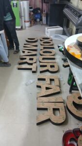 3D letters