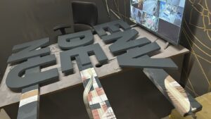 WPVC 18mm Letters with duco paint