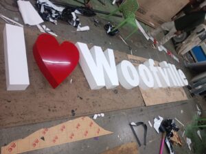 3D letters